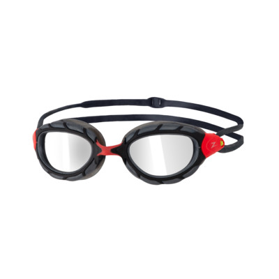 Product overview - Predator Titanium Goggles Red/Grey - Mirror Smoke Lens