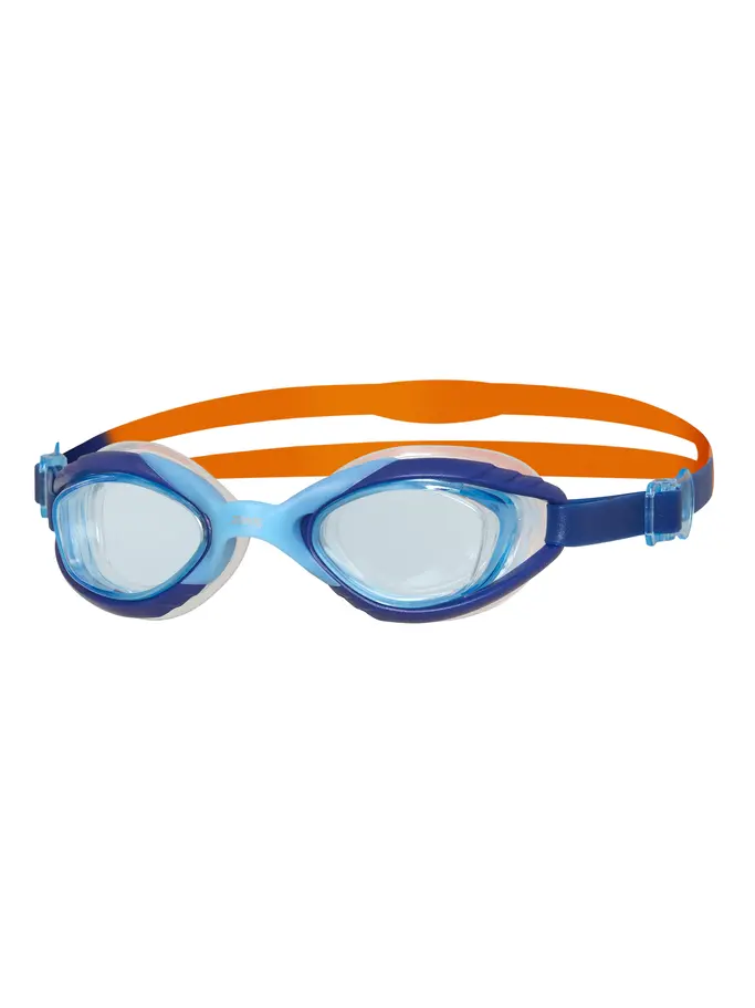 Product overview - Sonic Air 2.0 Junior Swimming Goggles Blue/Orange - Tinted Blue Lens