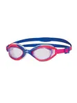 Product overview - Sonic Air 2.0 Junior Swimming Goggles Blue/Pink - Tinted Purple Lens