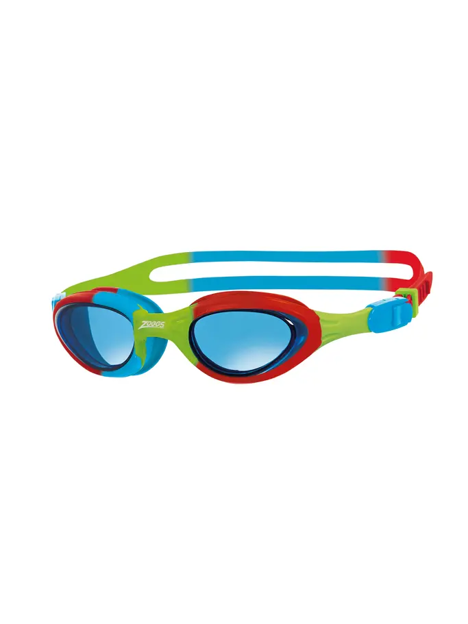 Product overview - Super Seal Junior Goggles Red/Blue - Tinted Blue Lens