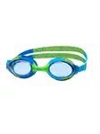 Product overview - Bondi Remix Junior Swimming Goggles Blue/Green - Tinted Blue Lens