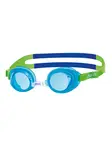 Product overview - Little Ripper Swimming Goggles Aqua/Green - Tinted Blue Lens