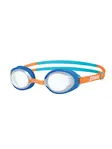 Product overview - Little Ripper Swimming Goggles Blue/Orange - Clear Lens