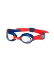 Product overview - Kangaroo Beach Little Cadet Swimming Goggles Blue/Red - Clear Lens