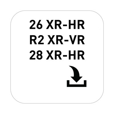 Product overview - 26XR HR (416421-416422-416423) / R2XR VR (416417) / 28XR HR (416419-416420) Manual