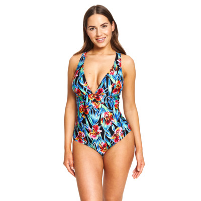 Product overview - Hybrid Tropics Wide X Back Swimsuit MT