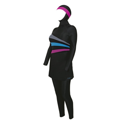 Product overview - Sandon 3 Piece Modesty Suit Black