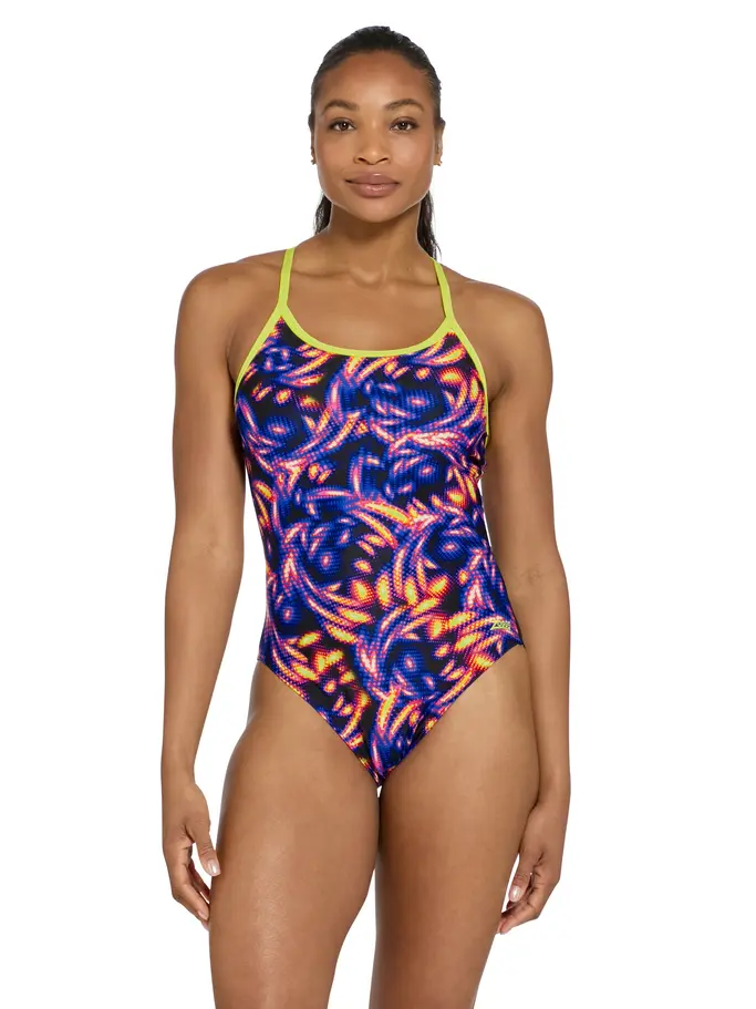 Product overview - Womens Halogen Sprintback Swimsuit HALO