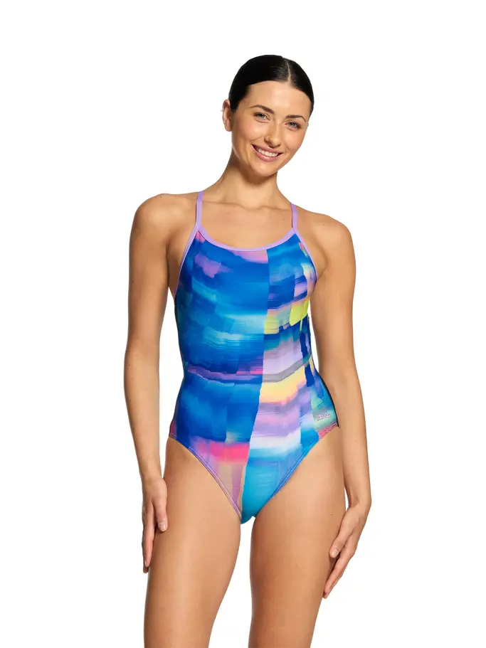 Product overview - Womens Quiver Sprintback One Piece Swimsuit QUIV