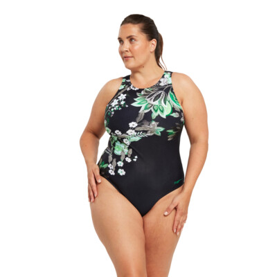 Product overview - Botanica Hi Front One Piece Swimsuit BOT