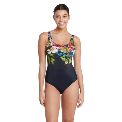 Product overview - Cassia Adjustable Scoopback One Piece Swimsuit CSS
