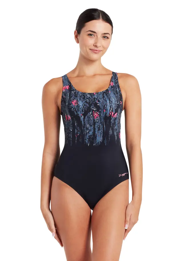 Product overview - Dusk Adjustable Scoopback One Piece Swimsuit DUSK