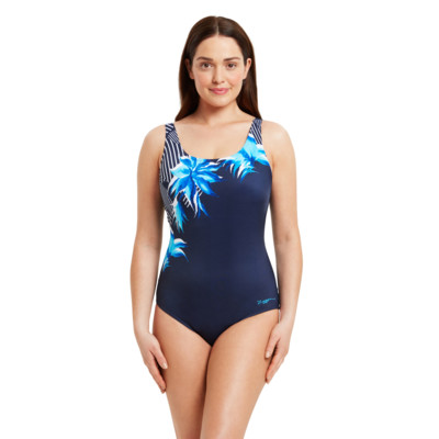 Product overview - Cassia Adjustable Scoopback One Piece Swimsuit OCTR