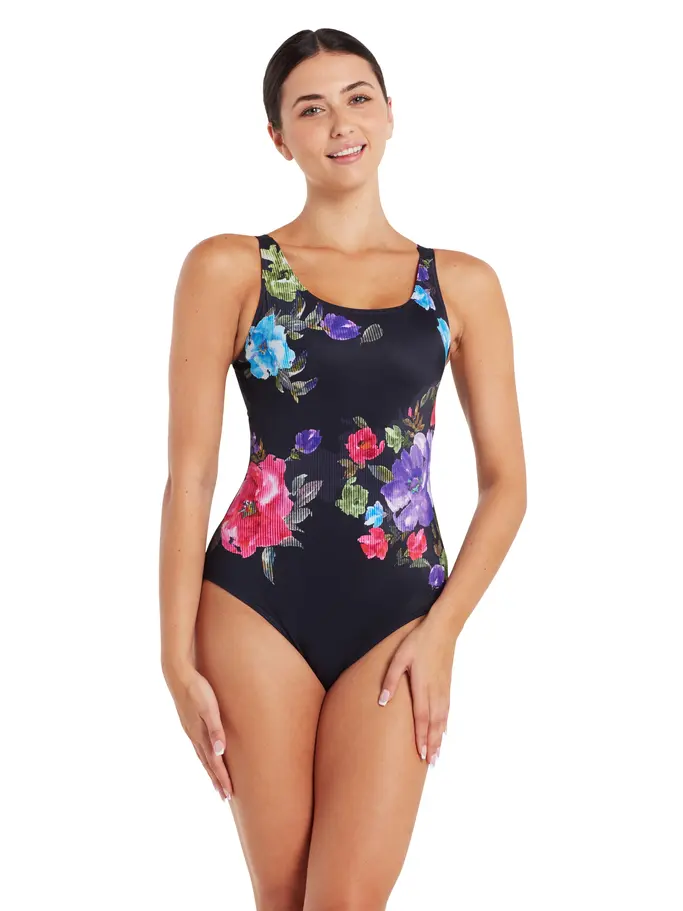 Product overview - Sea Velvet Adjustable Scoopback One Piece Swimsuit SEVT