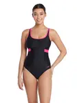 Product overview - Womens Dakota Crossback Swimsuit black/marsh green
