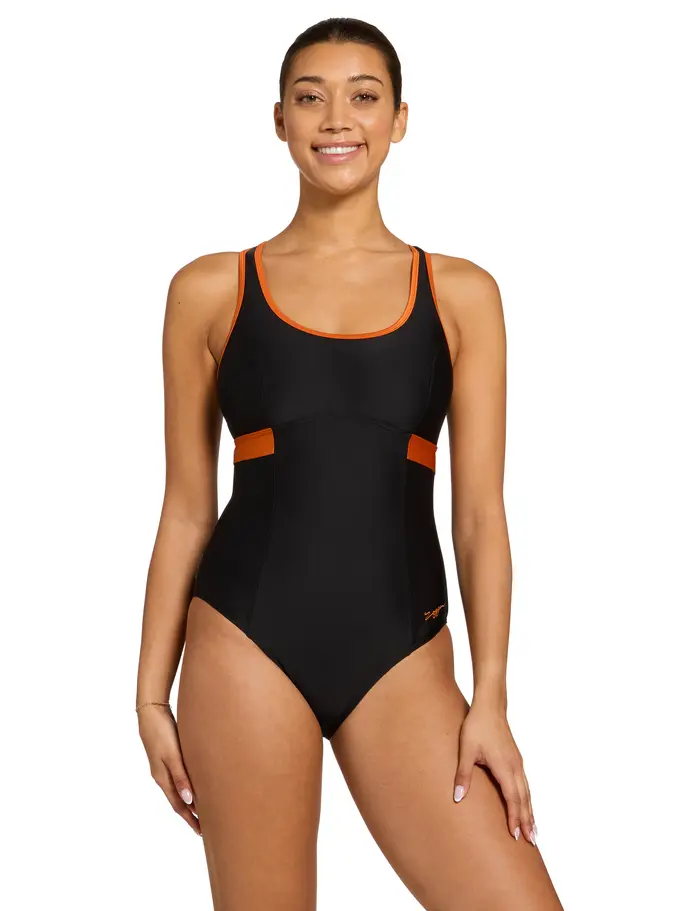 Product overview - Womens Tapestry Dakota Crossback Swimsuit TAPE