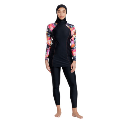 Product overview - Savannah 3 Piece Modesty Suit Side Cut Swimsuit SVNH