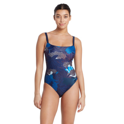 Product overview - Lotus Adjustable Classic Back One Piece Swimsuit LTUS