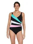 Product overview - Womens Plantopia Wrap Panel Classicback Swimsuit PLAN