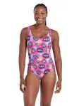 Product overview - Womens Look Inside Silver Lined Scoopback Swimsuit LIMG