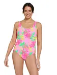 Product overview - Womens Undersea Magic Silver Lined Scoopback Swimsuit UNPK