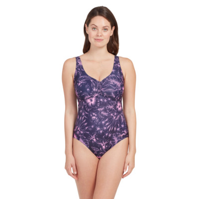 Product overview - Sunset Bloom Scoopback One Piece Swimsuit SNBL