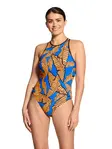 Product overview - Womens Joyful Silver Lined Crossback Swimsuit AWBL