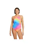 Product overview - Womens Joyful Silver Lined Crossback Swimsuit DAYB