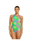 Product overview - Womens Joyful Silver Lined Crossback Swimsuit UNGN