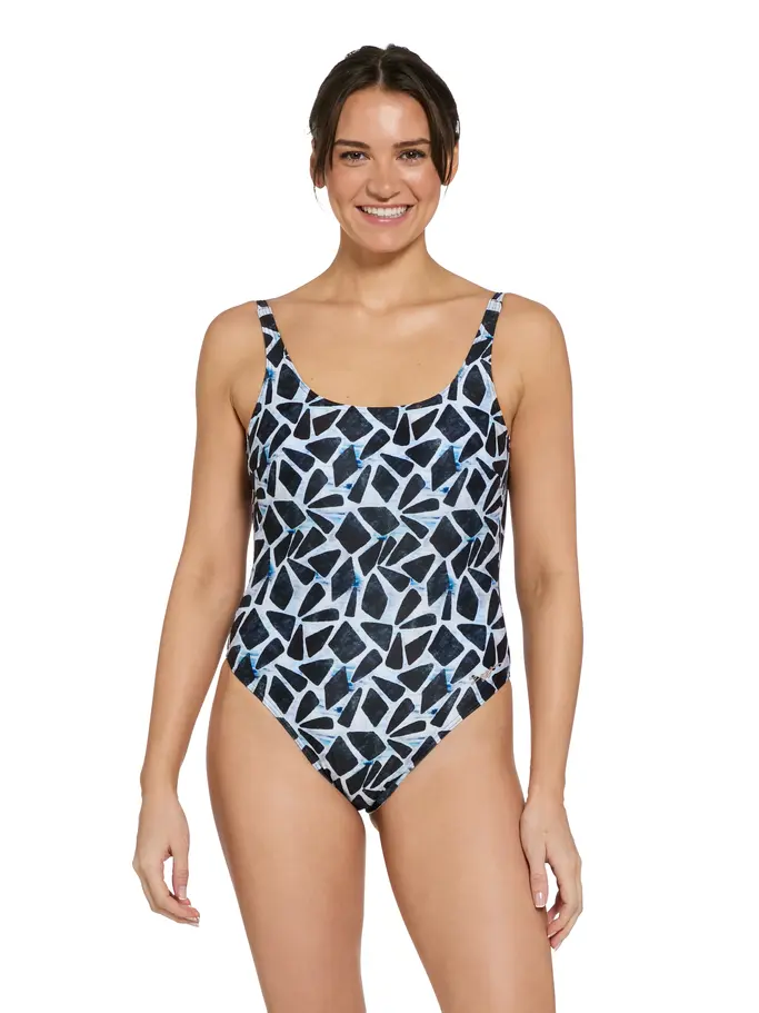 Product overview - Womens Moonstone Sleekback Swimsuit MOON
