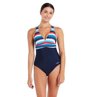 Product overview - Seamarine Panel Crossback One Piece Swimsuit SEMR