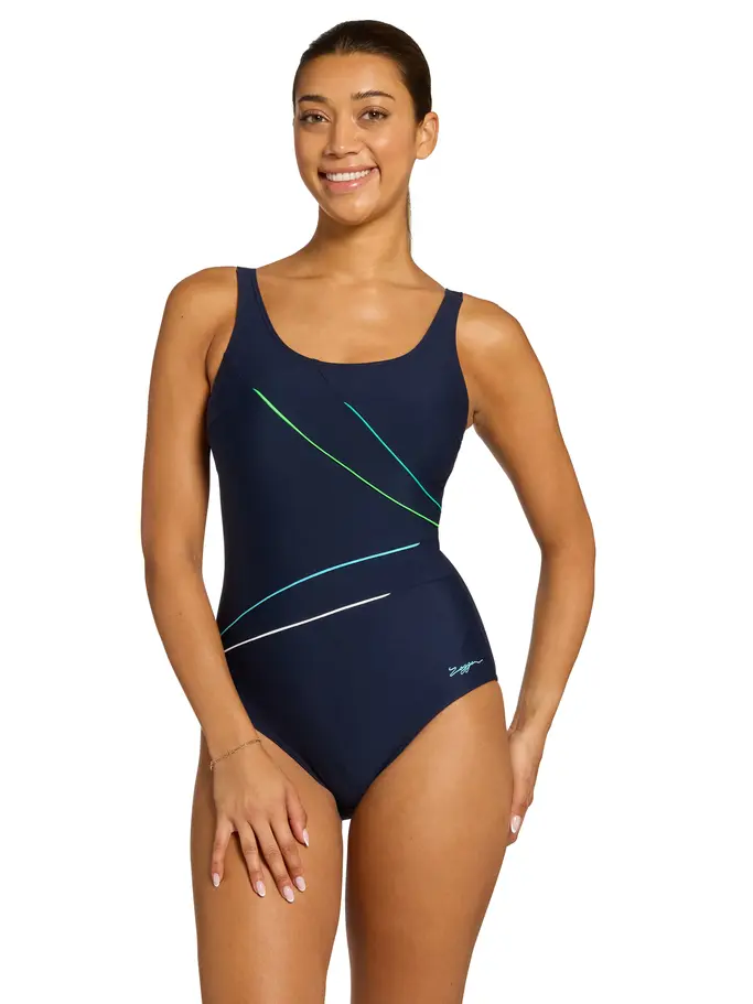 Product overview - Womens Atlantis Adjustable Macmaster Scoopback Swimsuit ATLA