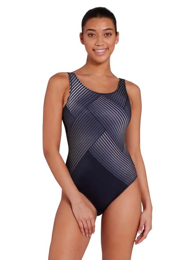 Product overview - Womens Seafarer Scoopback Swimsuit SEAF