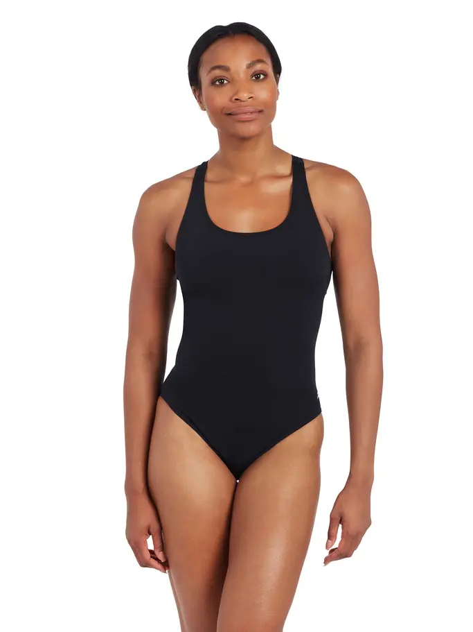 Product overview - Womens Cottesloe Powerback One Piece Swimsuit black