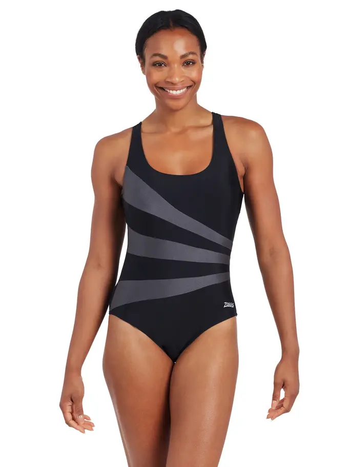 Product overview - Womens Sandon Scoopback Swimsuit black