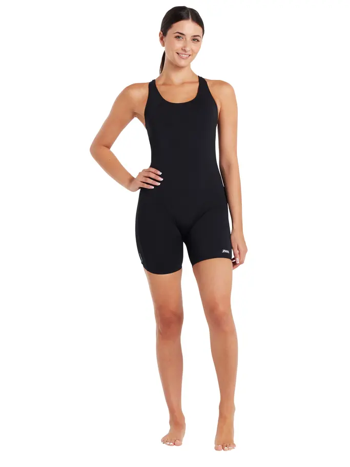 Product overview - Womens Cottesloe Black One Piece Legsuit black