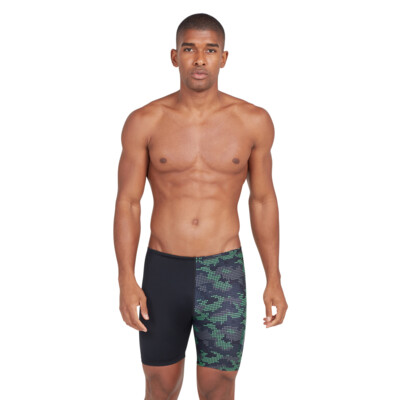 Product overview - Mens Camo Print Mid Jammer CAMO