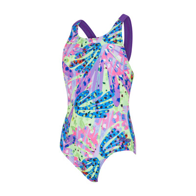 Product overview - Girls Sea Petal Flyback Swimsuit SEPF