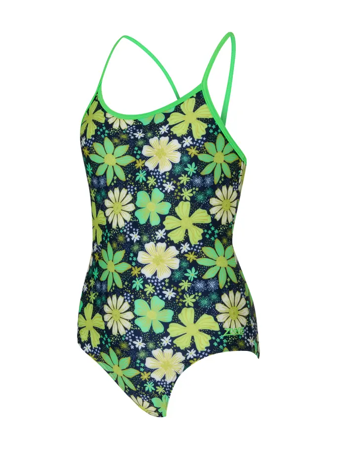 Product overview - Junior Girls Boho Magic Sprintback Swimsuit BOMA