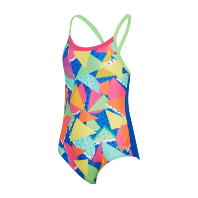 Product overview - Girls Medley Raibow Strikeback Swimsuit MEDF