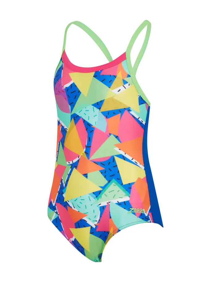 Product overview - Girls Medley Raibow Strikeback Swimsuit MEDF
