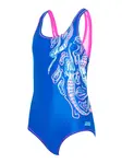 Product overview - Girls Mermaid Madness Rowleeback One Piece MRMF