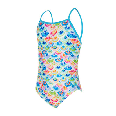 Product overview - Girls Sea Scale Yaroomba Swimsuit SSCF