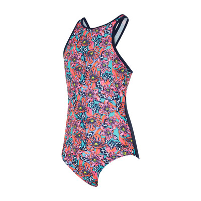 Product overview - Girls Bounty Hi Front Crossback Swimsuit BOUF