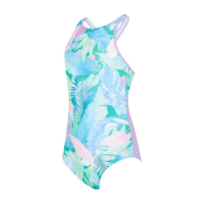 Product overview - Girls Dreamland Hi Front Crossback Swimsuit DRLF