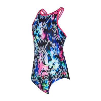 Product overview - Girls Nairobi Hi Front Crossback Swimsuit NAIF