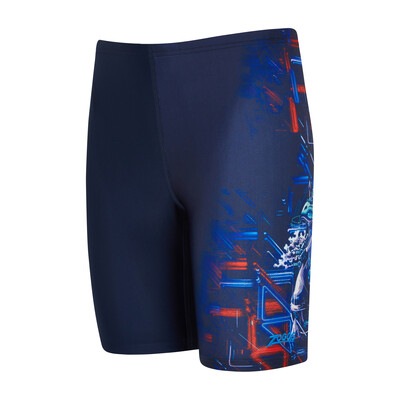 Product overview - Boys Dinobot Mid length Swimming Jammer DNBT