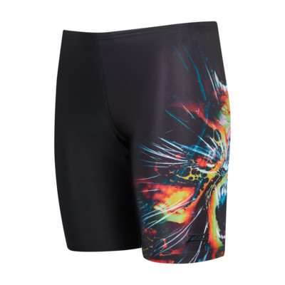 Product overview - Boys Monster Print Mid Length Swimming Jammer MON