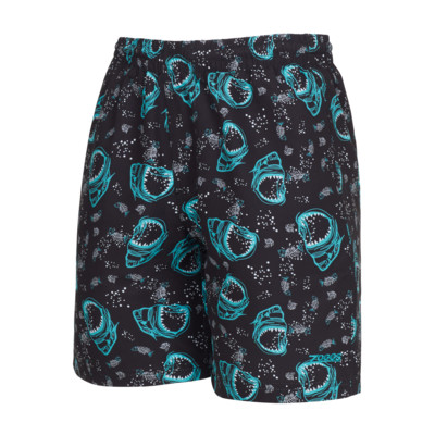 Product overview - Boys Sharky 15 Inch Print WaterShorts SRKY