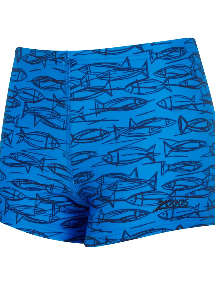 Product overview - Boys Fish Hip Racer Swim Shorts FISH